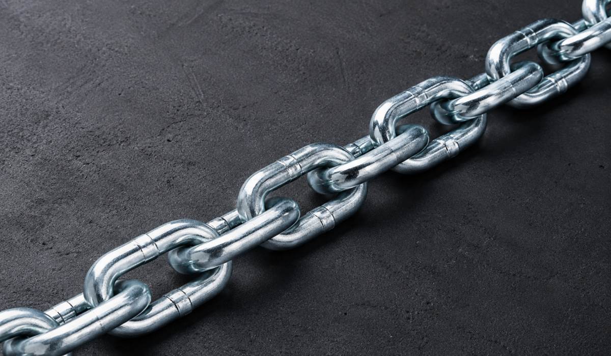 زنجیر فلزی براق با استحکام بالا 